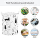 Large Foldable Laundry Basket Organizer Holder portable tall collapsible laundry hamper nusery Storage Basket Bin with Handles C