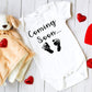 Ink Trendz Coming Soon... Baby Feet Pregnancy Announcement Baby Bodysuit (White, Newborn)