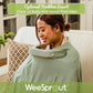 Weesprout Nursing Cover For Breastfeeding, Soft & Breathable Nursing Poncho, Neck Insert For Hands-Free View, Machine Washable &