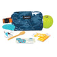 Packit Freezable Snack Box, Camo Shark, Built With Ecofreeze Technology, Collapsible, Reusable, Zip Closure With Buckle Handle,