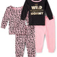 The Children'S Place,Baby Girls,And Toddler Long Sleeve Top And Pants Snug Fit 100% Cotton 2 Piece Pajama Set,Wild About Mommy/L