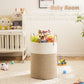 Artfeel Laundry Basket,Woven Cotton Rope Laundry Hamper,60L For Decor Storage Of Dirty Clothes,Toys And Blankets In Bathroom,Bab