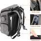 Mancro Diaper Bag Backpack, Multifunctional Travel Dad Diaper Bag With Insulated Pockets, Large Capacity Baby Diaper Backpack Fo