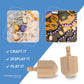Wooden Dreidels Unfinished, Large 2-1/2 X 1 Inch, Pack Of 25 Blank Wooden Dreidels To Paint, Perfect For Hanukkah Decorations, C
