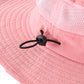 Connectyle Little Girls Sun Hat Uv Protection Beach Hat For Toddler Girls Breathable Bucket Hat For Summer Upf 50+ Baby Pink