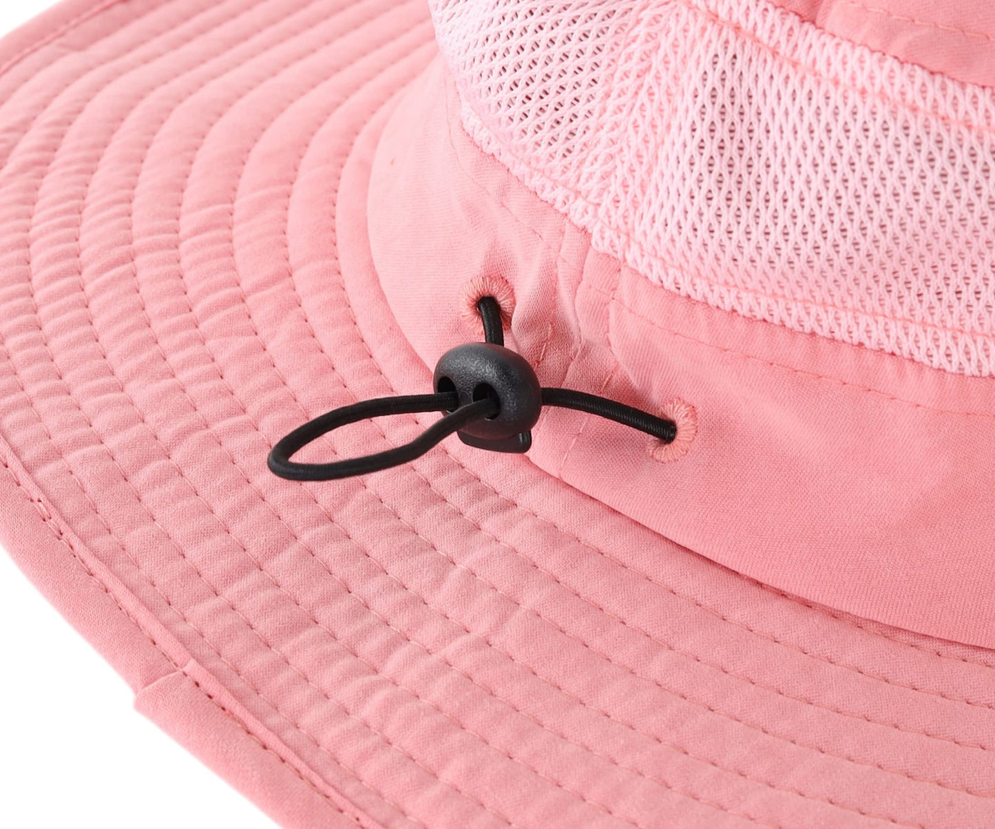 Connectyle Little Girls Sun Hat Uv Protection Beach Hat For Toddler Girls Breathable Bucket Hat For Summer Upf 50+ Baby Pink
