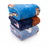 Uber World Newborn Baby Blanket Combo withhood/Infant AC Blanket/Baby Wrapper/Flannel Baby Blanket for 09 Months (70x70cm)/Pack