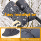 Orzbow Faux Sheepskin Gloves For Stroller, Universal Winter Anti-Freeze Stroller Mittens, Waterproof Warm Extra Thick Handmuff F