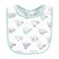 Hudson Baby Unisex Baby Cotton Bibs, Tea Party, One Size