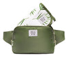 Ditty Co - Mini Diaper Bag Belt Bag With Changing Pad - Compact Crossbody For Moms - Hands-Free Baby Travel Essentials - Stylish