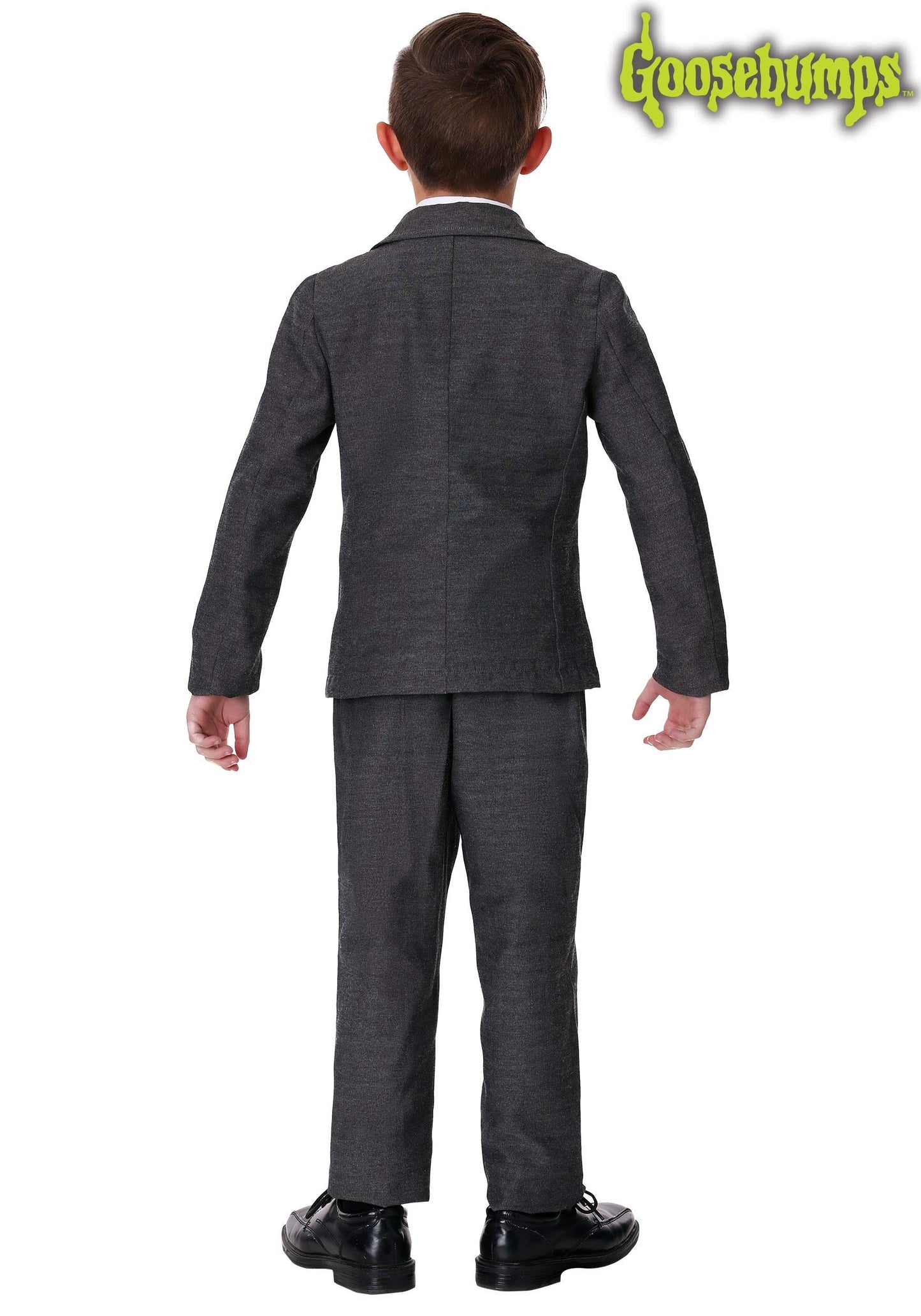 Goosebumps Kids Slappy Costume For Boys, Night Of The Living Dummy Costume, Ventriloquist Doll Halloween Outfit Small