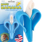 Baby Banana - The Original Blue Banana Toothbrush, Training Teether Tooth Brush for Infant, Baby, and Toddler, Made in America, 