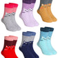 Children'S Winter Warm Wool Solid Color Socks Kids Boy Girls Thermal Crew Socks 6 Pairs (6 Pairs Cat, 4-7 Years)