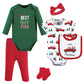 Hudson Baby Unisex Baby Cotton Layette Set, Christmas Gift, 6-9 Months