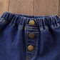 Modntoga Baby Girls Denim Bell Bottom Jeans Vintage Toddler Kid Flare Pants Jeans Western Little Cowgirl Outfit Hippie Pants (Da
