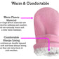 N'Ice Caps Little Kids And Baby Easy-On Sherpa Lined Fleece Mittens - 2 Pair Pack (Pink/Light Purple Pack - Infant No Thumbs, 6-