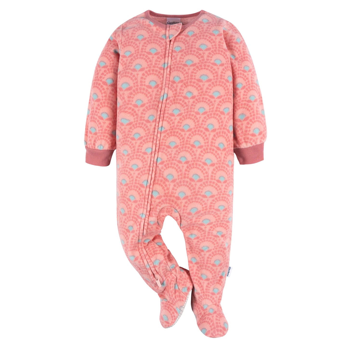 Gerber Baby Girls Flame Resistant Fleece Footed Pajamas 3-Pack And Toddler Sleepers, Pink Flamingos, 2T Us