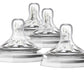Philips Avent Natural Baby Bottle Fast Flow Nipple, 6M+, Flow 4, SCF654/43, (Pack of 4)
