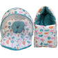 Infantbond Baby Sleeping Essential Reversible Nest | Mattress With Net | Carry Bag(06 Months) (Net Sleep Pista Spiral)