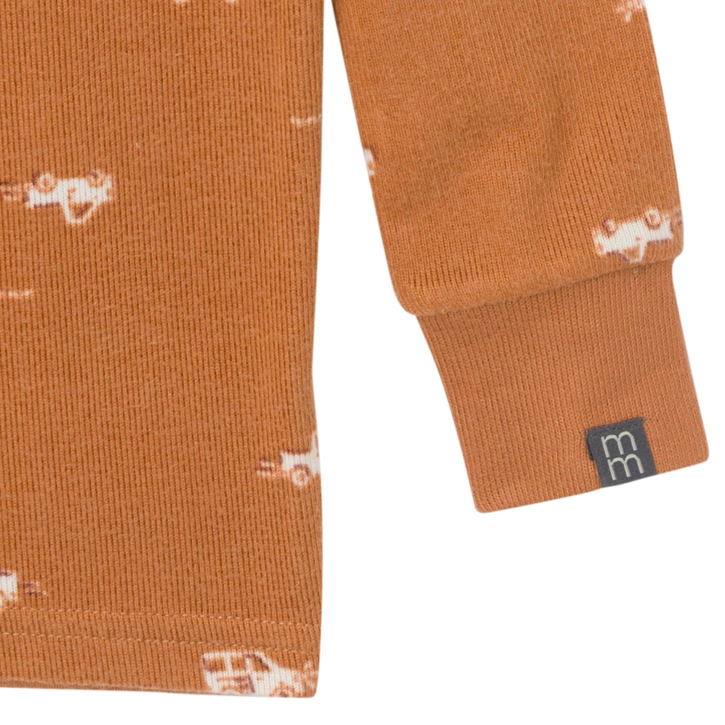 Modern Moments By Gerber Baby Hacci Snug Fit 2-Piece Pajama Set, Light Med Brown Cars, 4T