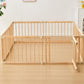 Baby Playpen Door Wooden Fence Large With Door Gate,Wooden Playpen For Babies And Toddlers,Wooden Baby Playpen With Door, Change