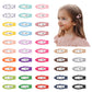 Ruyaa 40-Pack Baby Hair Clips And Toddler Hair Clips - 20 Colors Snap Clips For Girls,Baby Barrettes Premium Quality,Lightweight