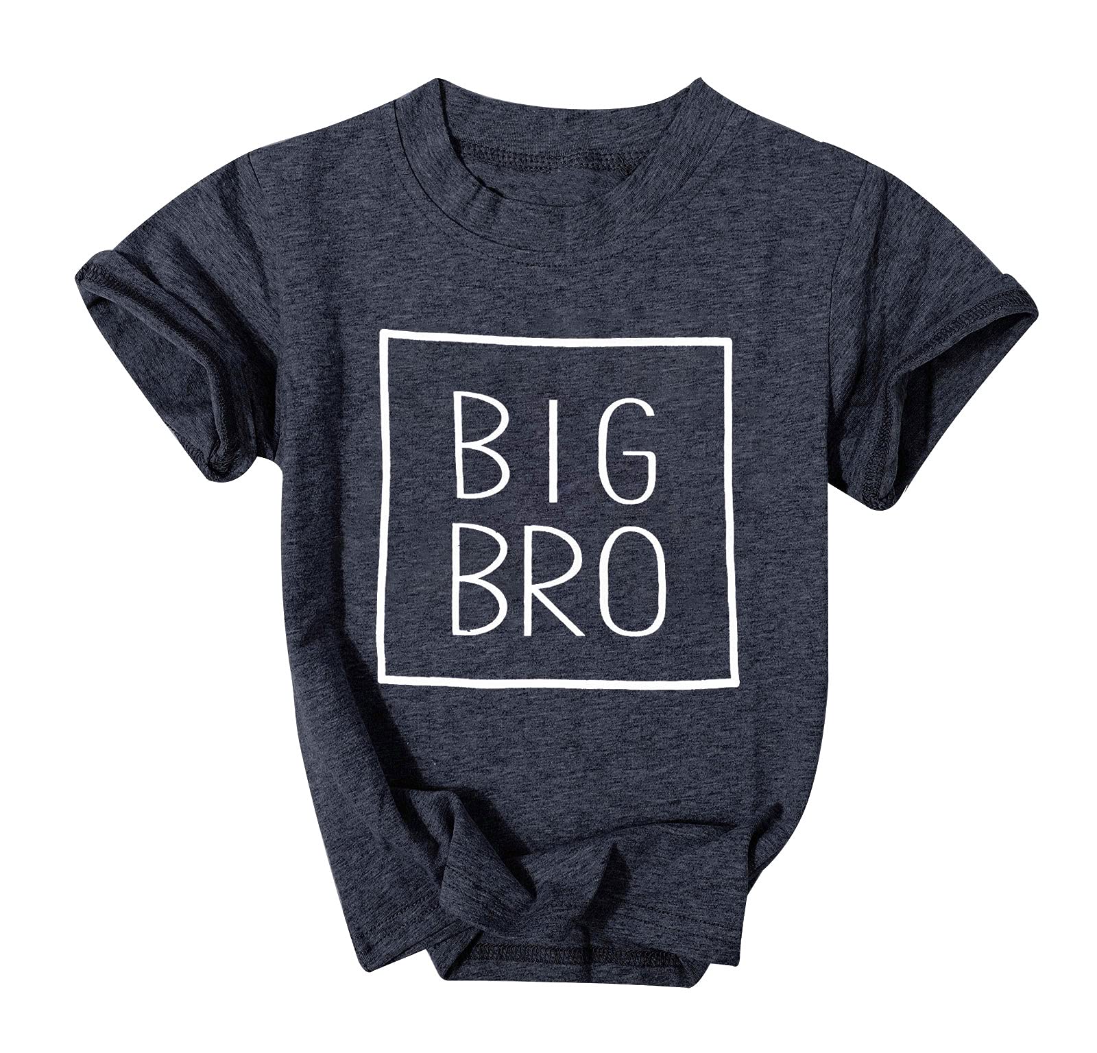 Mnlybaby Big Brother Shirt Toddler Baby Boy Promoted To Big Brother Announcement WBBAPB09C1FHP21