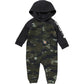 Carhartt Baby Boys' Long-Sleeve Zip-Front Hooded Coverall, Blind Fatigue Camo, 9M