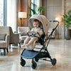 R for Rabbit Street Smart Regal Auto Fold Stylish Newborn Baby Stroller| Steel Frame Pram One Click Fold with TwoWay Reversible