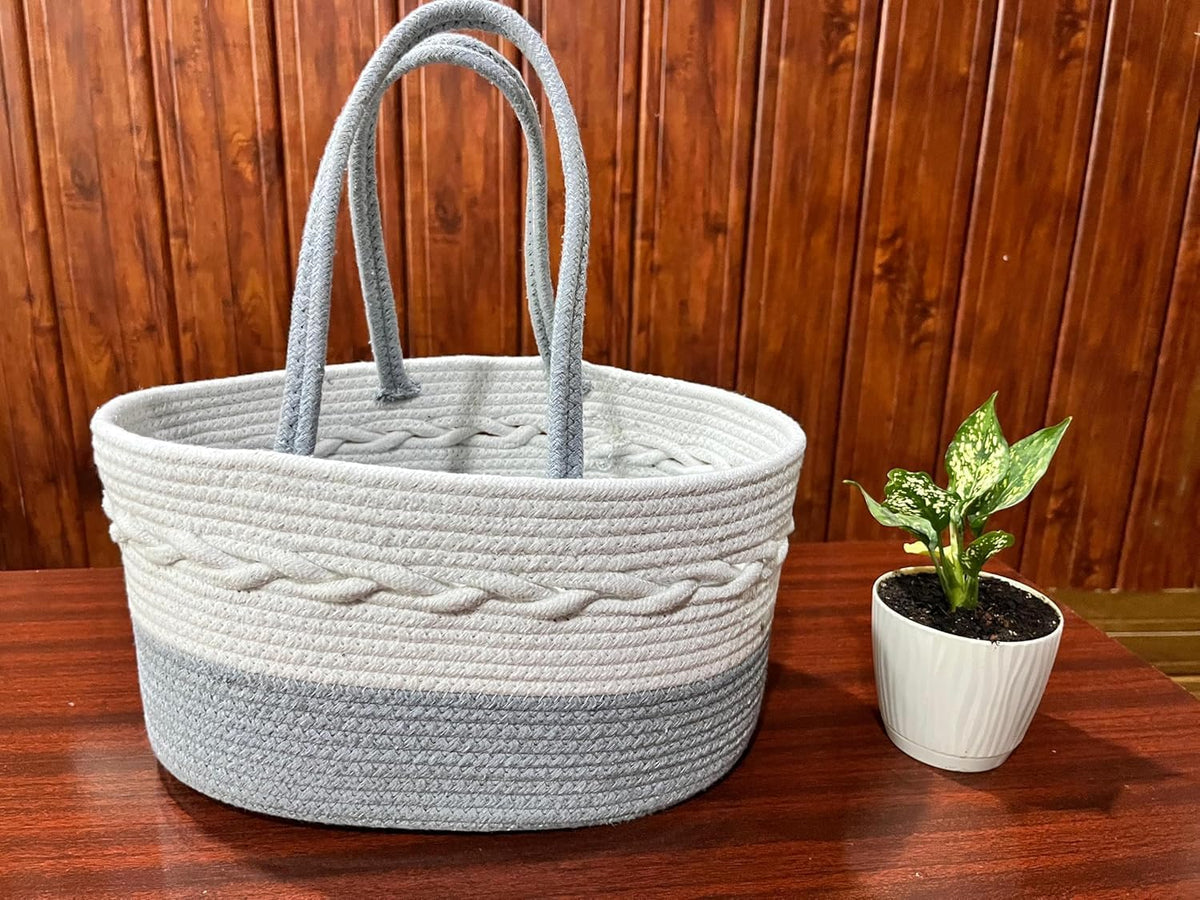 AN EnterprisesCottonDiaper Caddy | Baby Products Bags For Newborn|Diaper Caddy Bag Organizer Large Capacity (40 * 28 * 20Cm)|N