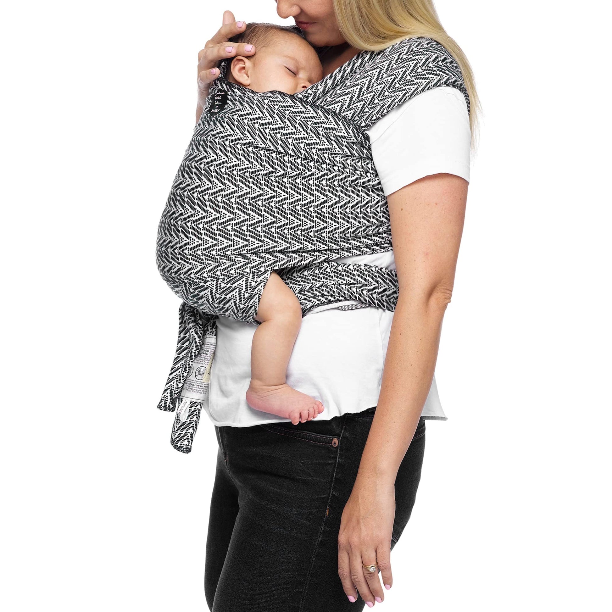 Moby Baby Wrap Carrier Evolution by Petunia Pickle Bottom for Newborns to Toddlers (8-33lbs), Infant Sling Carrier, Hands Free D