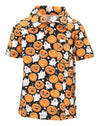 Unique Baby Boys Pumpkins Ghosts Halloween Tshirt Polo (3Y, Orange)