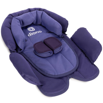 Diono Cuddle Soft 2-in-1 Head Support, Comforting Head and Body Support for Babies, Converts depending on Infants Size, Purple W