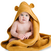 Natemia Organic Hooded Baby Towel  Ultra Soft And Absorbent Cloud Touch Cotton Hooded Bathing Cloth For Babies, Toddlers