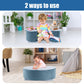 Mabozoo Baby Sit Up Pillow, Foam Floor Seat Support For Balance, Soft Infant Sitting Ring For Babies, Toddlers (Blue)