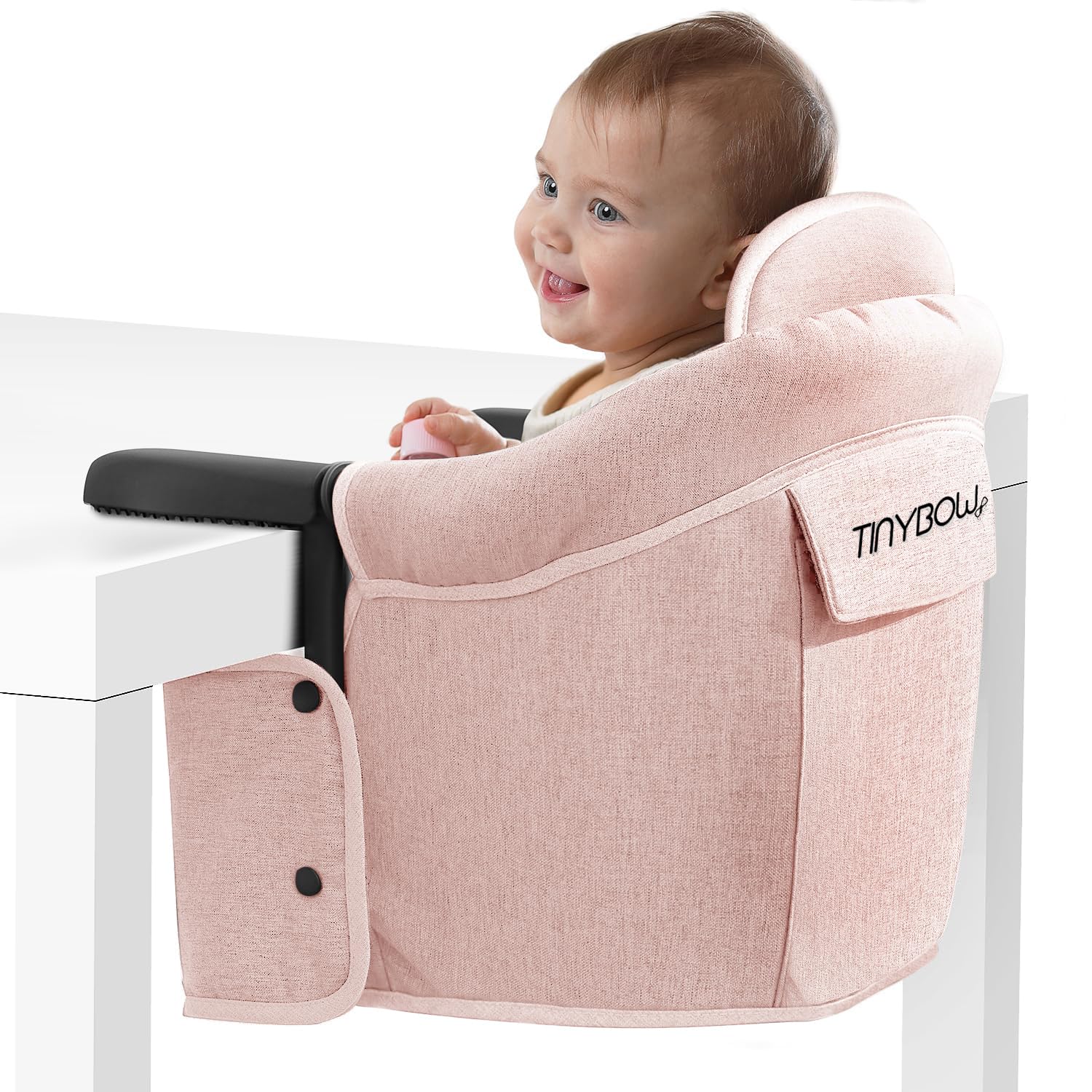 Hook On High Chair For Baby, High Chair That Attaches To Table - Clip On High Chair For Table, Portable High Chair For Travel, H
