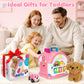 Ellinjan Montessori Toys for 1 2 3 Year Old Girl Gifts, Baby Musical Toys 12 18+ Months, 10 in 1 Bilingual Learning Toy with Sou