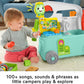 Fisher-Price Baby Learning Toy Laugh & Learn 3-in-1 On-the-Go Camper Walker & Activity Center for Toddlers Ages 9+ Months