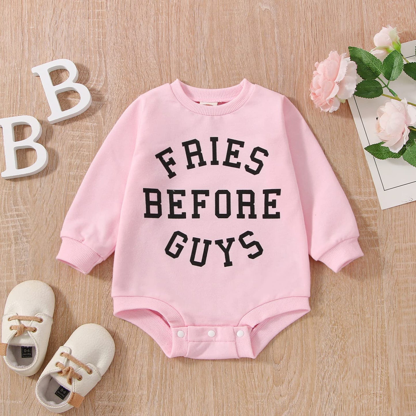 Twopumpkin Valentines Baby Girl Outfit Newborn Valentines Day Onesie Shirt Romper Infant My First Valentines Day Outfits 0-3 Mon