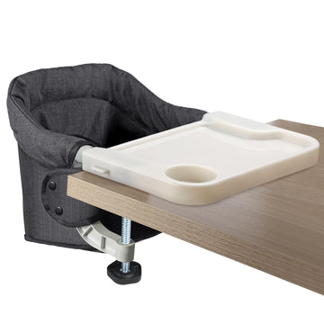 Toogel Hook On High Chair With Removable Dining Tray,Folding Portable Clip On Table High Chair,Baby Chair With Storage Bag For I
