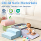 Reliancer 5Pcs Toddler Climbing Toys With Ball Pit,Climb & Crawl Foam Block Play Set,Kids Modular Foam Climbing Blocks,Interacti