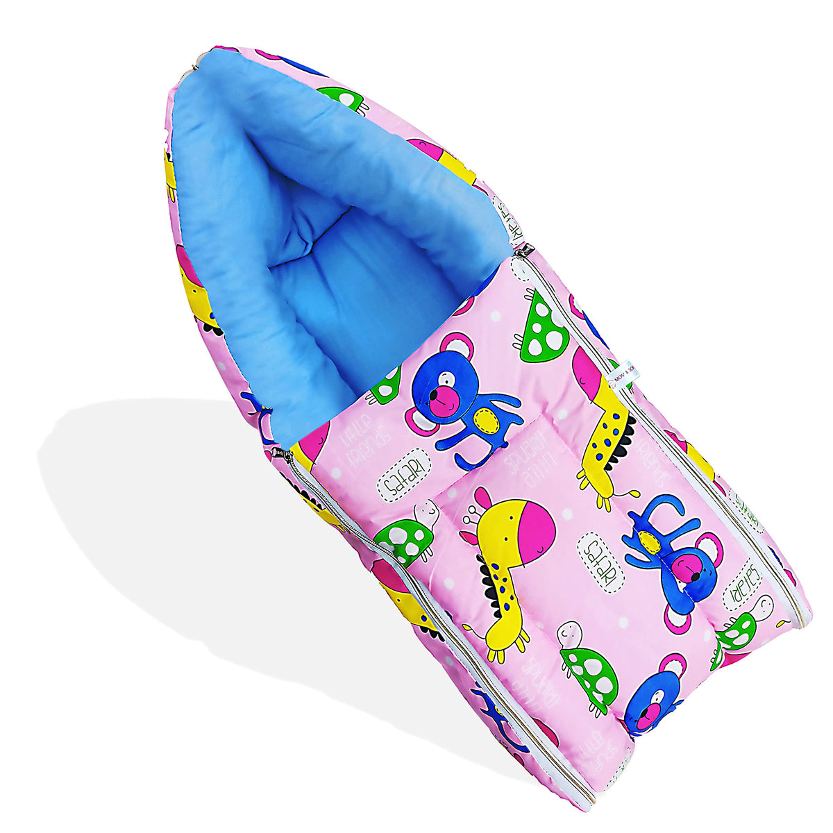 Mom & Son 2 In 1 BabyS Cotton Sleeping And Carry Bag (06 Months)