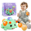 ROHSCE Baby Sensory Toys Montessori Balls for Toddlers 1-3, Perfect Teething Gift, Sensory Balls in Ball for Babies 6-12 Months,
