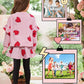 Adorable Cute Toddler Baby Girls Clothes Set,Long Sleeve T-Shirt +Pants Outfit(Pink,140,1241B)