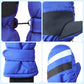 F Flammi Toddler Kids Snow Mittens With String Waterproof Ski Mittens Thinsulate Winter Gloves For Baby Girls Boys(Blue, 0-2)