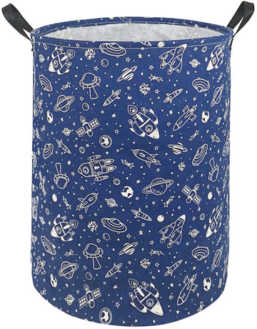 Kunro Large Storage Basket Toy Box Laundry Bag Foldable Hamper Clothes Kids Gift Organizer Chest Waterproof Coating Organizer Bi