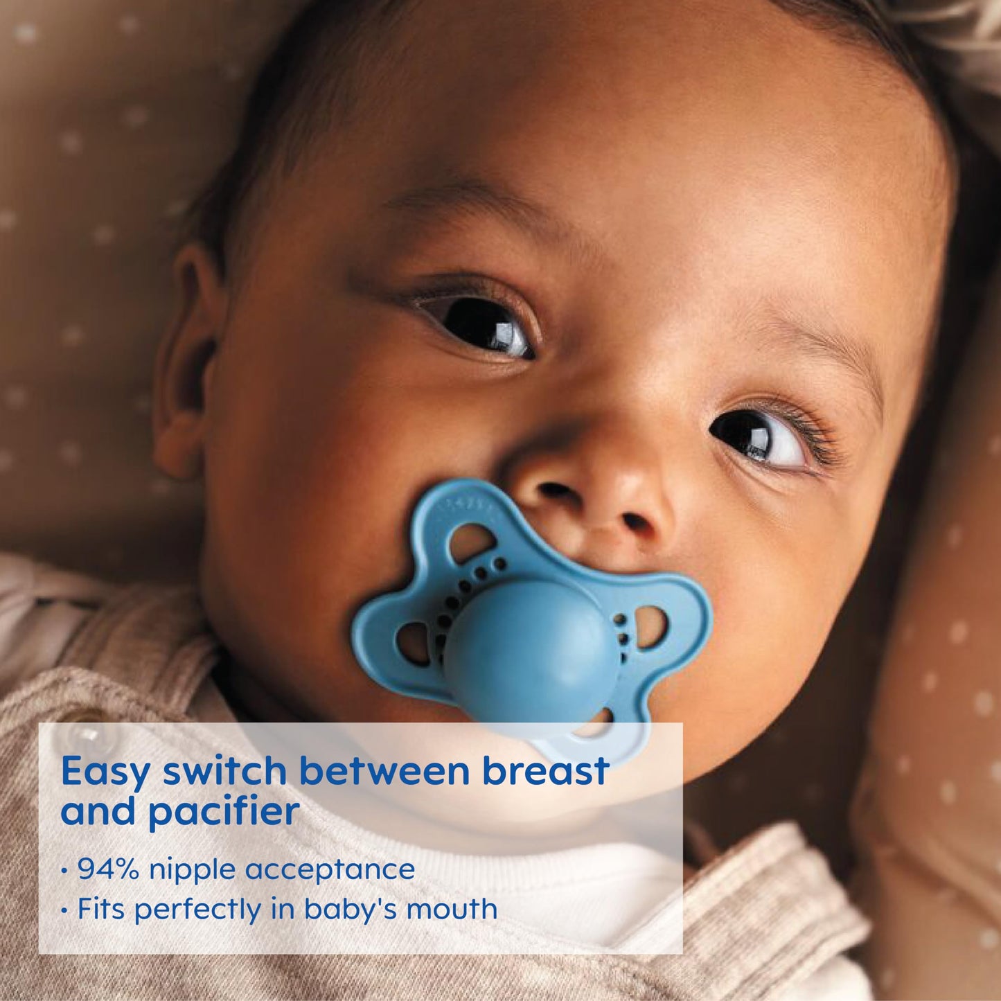 Pacifier, 0-6 Months, Night Collection, Unisex 2-Count