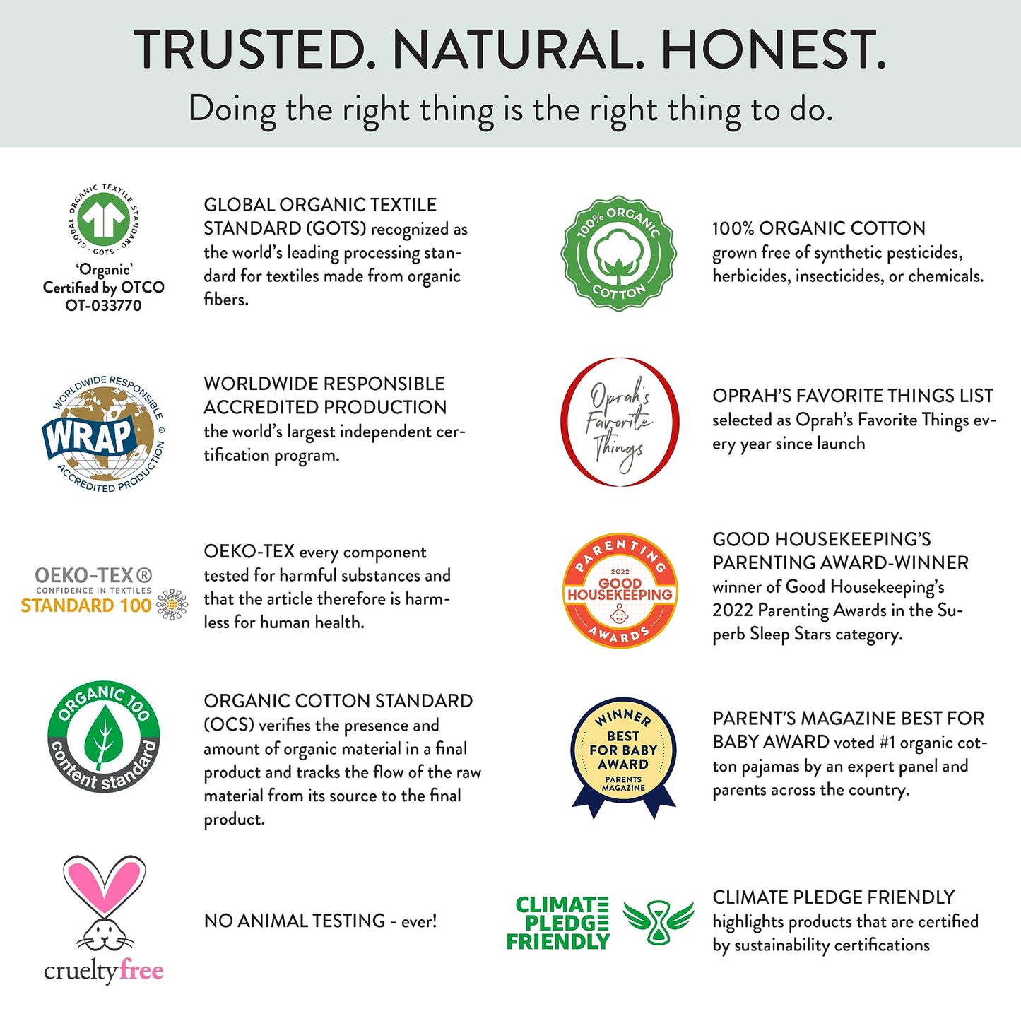 Honestbaby Baby Girls Organic Cotton Holiday Family Jammies Pajama Set, Falling Snowflakes White, Women S 2-Piece Pajama Set Lar