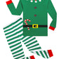 Family Feeling Baby Infant Holiday Christmas Elf Pjs Long Sleeves Pajamas Set Green Size 18-24M