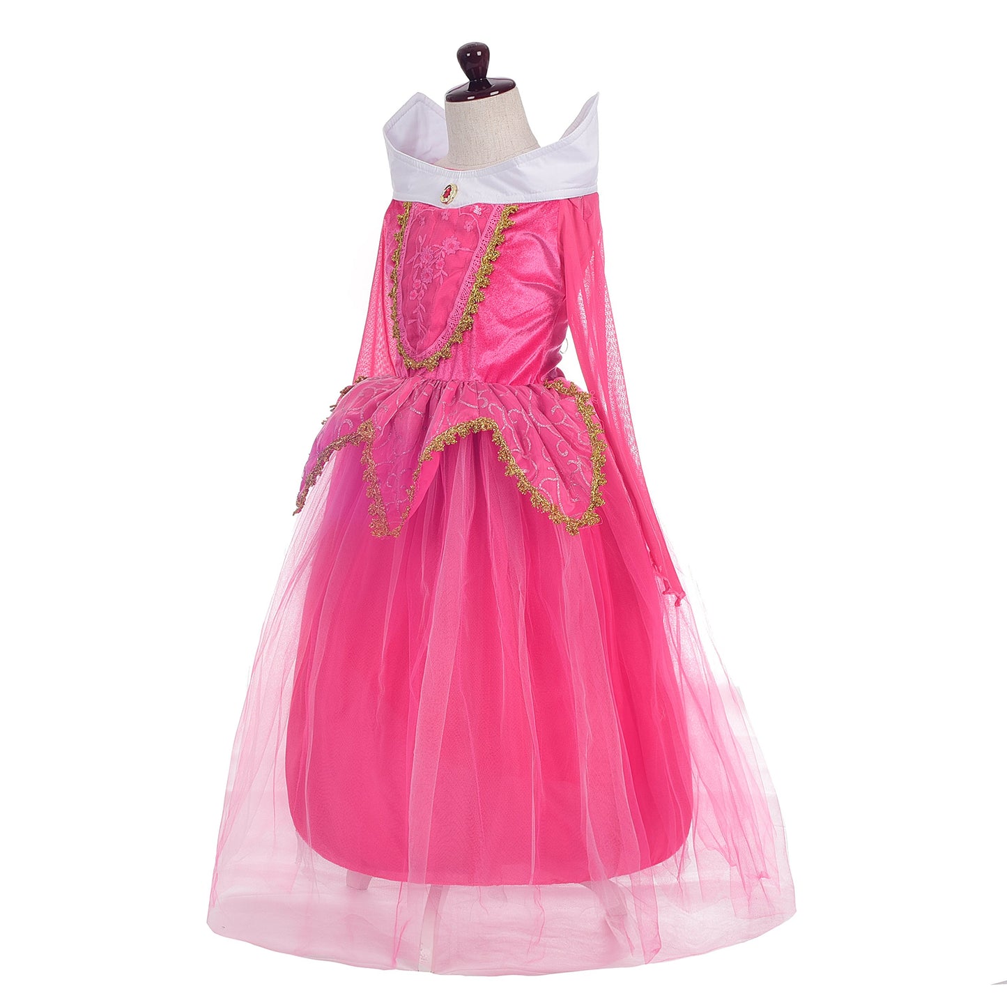 Dressy Daisy Girls' Princess Dress Up Costume Birthday Halloween Christmas Fancy Party Outfit Size 3-4T Hot Pink, Style A